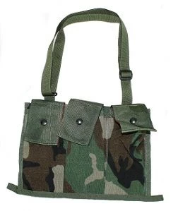 US GI Military Issue Woodland MOLLE 6 Mag Bandoleer 3 US GI Military Issue Woodland MOLLE 6 Mag Bandoleer