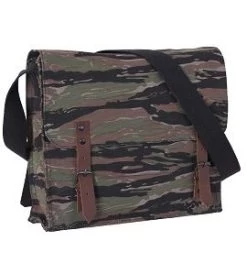 Military Vintage Canvas Medic Bag W/Leather Straps -GI - Army Issue Surplus Store canvas medic bag tigerstripe