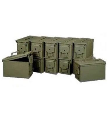 12 Pack Good Condition 5.56 Ammo Can - 50 Cal. 4 12 Pack Good Condition 5.56 Ammo Can - 50 Cal. - Image 2