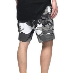 City Camo, Adjustable Waist Tabs, 6 Pockets, Button Fly - BDU Shorts 13 City Camo, Adjustable Waist Tabs, 6 Pockets, Button Fly - BDU Shorts -GI - Army Issue Surplus Store city camo cargo shorts