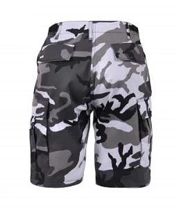 City Camo, Adjustable Waist Tabs, 6 Pockets, Button Fly - BDU Shorts 5 City Camo, Adjustable Waist Tabs, 6 Pockets, Button Fly - BDU Shorts - Image 3