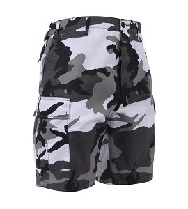 City Camo, Adjustable Waist Tabs, 6 Pockets, Button Fly - BDU Shorts 4 City Camo, Adjustable Waist Tabs, 6 Pockets, Button Fly - BDU Shorts - Image 2