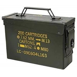 2-Pack US Military Surplus M19A1 .30 Caliber Ammo Can 3 2-Pack US Military Surplus M19A1 .30 Caliber Ammo Can