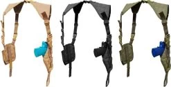 Condor Vertical Ambidextrous Shoulder Holster W Harness & Ammo Pouch