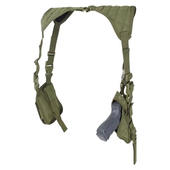 Condor Vertical Ambidextrous Shoulder Holster W Harness & Ammo Pouch 5 Condor Vertical Ambidextrous Shoulder Holster W Harness & Ammo Pouch - Image 3