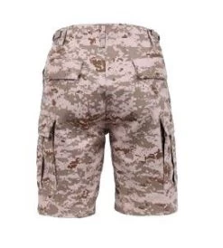 Desert Digital Camo, Button Fly, 6 Pockets, Perfect Fit - BDU Shorts -GI - Army Issue Surplus Store desert digital camo bdu shorts back 1