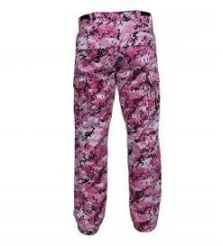 Pink Digital Camo BDU Pants -GI - Army Issue Surplus Store digital pink camo pants back