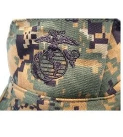 US USMC Woodland Digital Camo Utility Cover -GI - Army Issue Surplus Store embroidered usmc logo