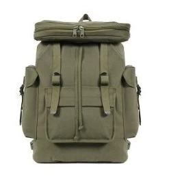 Canvas European Rucksack Heavy Duty Backpack -GI - Army Issue Surplus Store european rucksack od green large