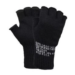 US GI Wool Fingerless Gloves -GI - Army Issue Surplus Store fingerless glove liners black