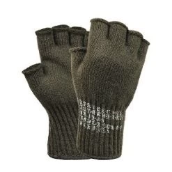 US GI Wool Fingerless Gloves -GI - Army Issue Surplus Store fingerless glove liners olive