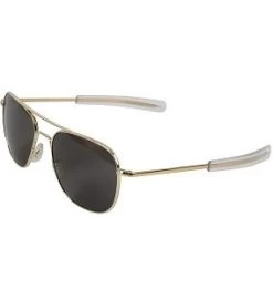 AO Eyewear Original Pilots Sunglasses Gold 55MM 9 AO Eyewear Original Pilots Sunglasses Gold 55MM -GI - Army Issue Surplus Store gold aviator glasses 2