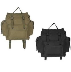 Heavyweight Cotton Canvas Hiker's Rucksack Backpack