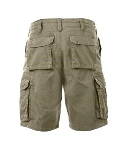 Khaki Vintage Paratrooper, Zipper Fly, Six Pockets - Cargo Shorts 6 Khaki Vintage Paratrooper, Zipper Fly, Six Pockets - Cargo Shorts - Image 4