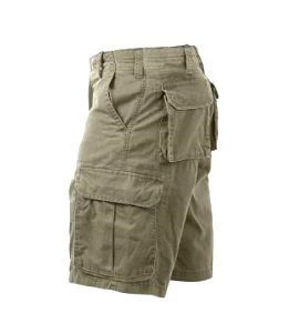 Khaki Vintage Paratrooper, Zipper Fly, Six Pockets - Cargo Shorts 8 Khaki Vintage Paratrooper, Zipper Fly, Six Pockets - Cargo Shorts - Image 6