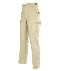 Khaki Poly Cotton Battle Ripstop BDU Pants