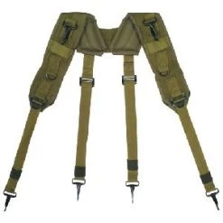 Military Style H LC-1 Load Bearing Suspenders 8 Military Style H LC-1 Load Bearing Suspenders -GI - Army Issue Surplus Store lci h suspenders gi style olive green