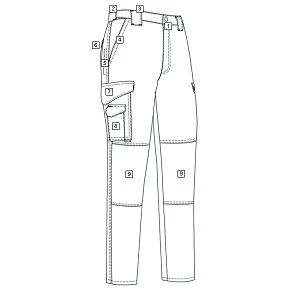 Womens Khaki 24-7 Series Lightweight Tactical Pants 5 Womens Khaki 24-7 Series Lightweight Tactical Pants - Image 3