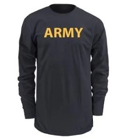 Long Sleeve Army PT T-Shirt