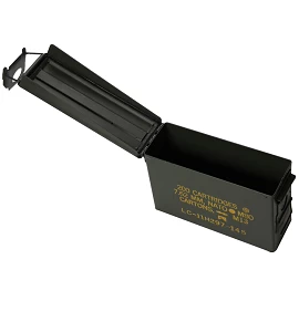 US GI Military Surplus .30 Cal. Ammo Box 4 US GI Military Surplus .30 Cal. Ammo Box - Image 2