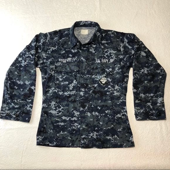 US Navy NWU Blue Digital Camo Shirt 3 US Navy NWU Blue Digital Camo Shirt