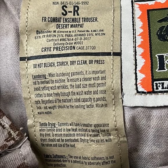 USMC Desert MARPAT FROG Combat Trousers 4 USMC Desert MARPAT FROG Combat Trousers - Image 2