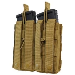 Condor M4 / M16 Double Open Top Mag Pouch 11 Condor M4 / M16 Double Open Top Mag Pouch -GI - Army Issue Surplus Store ma19bck