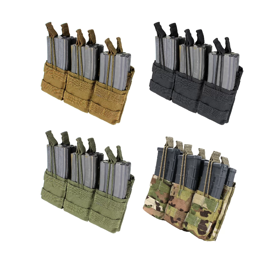 Condor Molle M4/M16 Open Top Triple Stacker 6 Mag Capacity Pouch 3 Condor Molle M4/M16 Open Top Triple Stacker 6 Mag Capacity Pouch