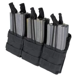 Condor Molle M4/M16 Open Top Triple Stacker 6 Mag Capacity Pouch 12 Condor Molle M4/M16 Open Top Triple Stacker 6 Mag Capacity Pouch -GI - Army Issue Surplus Store ma44blk