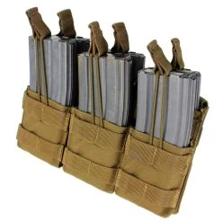 Condor Molle M4/M16 Open Top Triple Stacker 6 Mag Capacity Pouch 11 Condor Molle M4/M16 Open Top Triple Stacker 6 Mag Capacity Pouch -GI - Army Issue Surplus Store ma44coy
