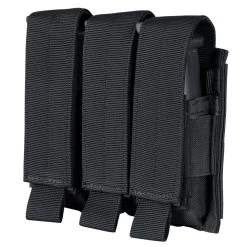Condor Molle Triple Pistol Mag Pouch 9mm .45 M9 1911 Magazine -GI - Army Issue Surplus Store ma52blk