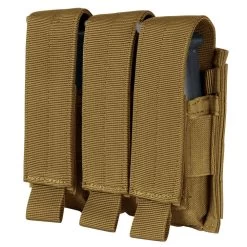 Condor Molle Triple Pistol Mag Pouch 9mm .45 M9 1911 Magazine -GI - Army Issue Surplus Store ma52coy