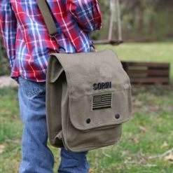 Military Canvas Map Bag W/ Adjustable Shoulder Strap -GI - Army Issue Surplus Store map bag main customized