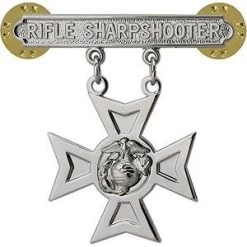 Marine Corps Rifle Sharpshooter Qualification Badge