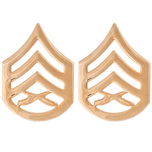 Staff Sergeant Gold Chevrons 3 Staff Sergeant Gold Chevrons