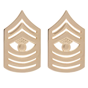 Satin Gold Master Gunnery Sergeant Marine Corps Rank 3 Satin Gold Master Gunnery Sergeant Marine Corps Rank