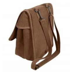 Military Canvas Map Bag W/ Adjustable Shoulder Strap -GI - Army Issue Surplus Store military canvas map bag back 3