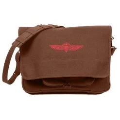 Military HW Canvas Israeli Paratrooper Messenger Bag -GI - Army Issue Surplus Store military israeli paratrooper bag w jump wings 1