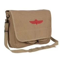 Military HW Canvas Israeli Paratrooper Messenger Bag -GI - Army Issue Surplus Store military israeli paratrooper bag w jump wings 5