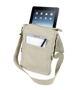 Vintage Canvas Military Tech Bag For Tablet Or IPad 4 Vintage Canvas Military Tech Bag For Tablet Or IPad - Image 2