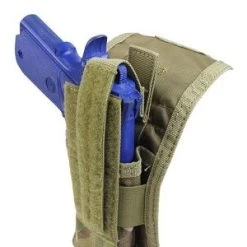 Condor Tactical Molle Universal Vertical Pistol Pouch Holder Holster -GI - Army Issue Surplus Store molle pistol pouch open