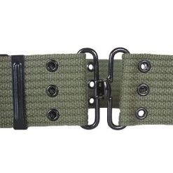Military Style Canvas Pistol Belt With Metal Buckle 15 Military Style Canvas Pistol Belt With Metal Buckle -GI - Army Issue Surplus Store olive drab canvas pistol belt buckle