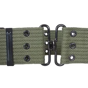 Military Style Canvas Pistol Belt With Metal Buckle 8 Military Style Canvas Pistol Belt With Metal Buckle - Image 6