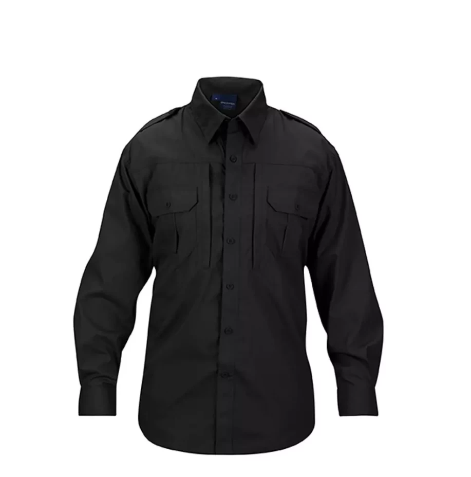 Propper Lightweight LS Black Tactical Dress Shirts 3 Propper Lightweight LS Black Tactical Dress Shirts