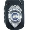 Leather Oval Neck Badge Holder