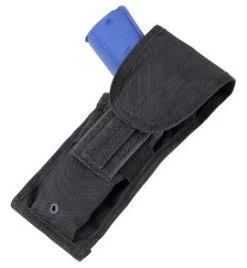Condor Tactical Molle Universal Vertical Pistol Pouch Holder Holster -GI - Army Issue Surplus Store pistol pouch black