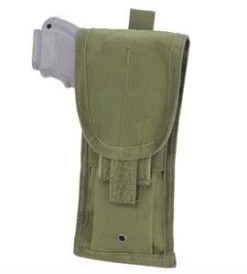 Condor Tactical Molle Universal Vertical Pistol Pouch Holder Holster -GI - Army Issue Surplus Store pistol pouch od green