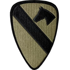 Cavalry Division Scorpion Patch With Fastener
