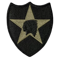 2nd Infantry Division Scorpion Patch With Fastener