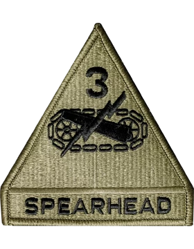 3rd Armor Division With Tab Scorpion Patch With Fastener 3 3rd Armor Division With Tab Scorpion Patch With Fastener